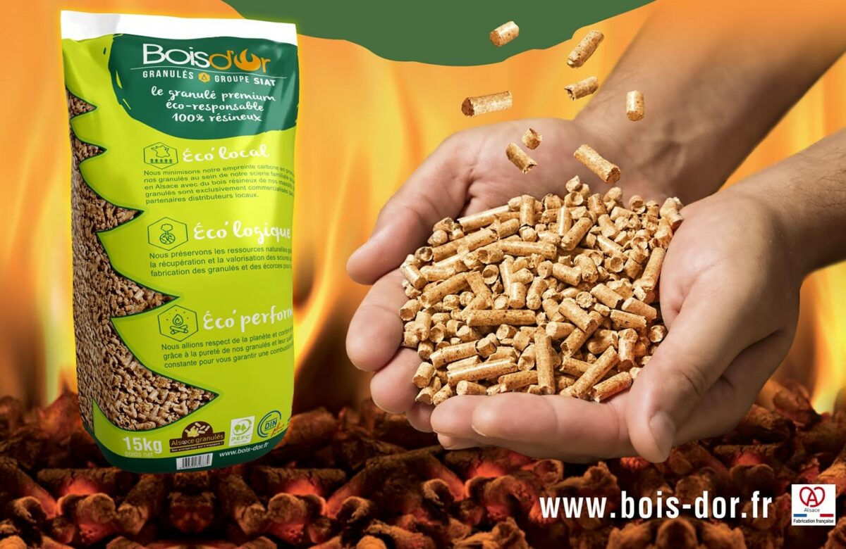 Bois d'Or granulé de bois pellet DIN+ 100% résineux